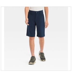 Cat & Jack Boys' Quick Dry Uniform Shorts Navy Blue Size 4 new